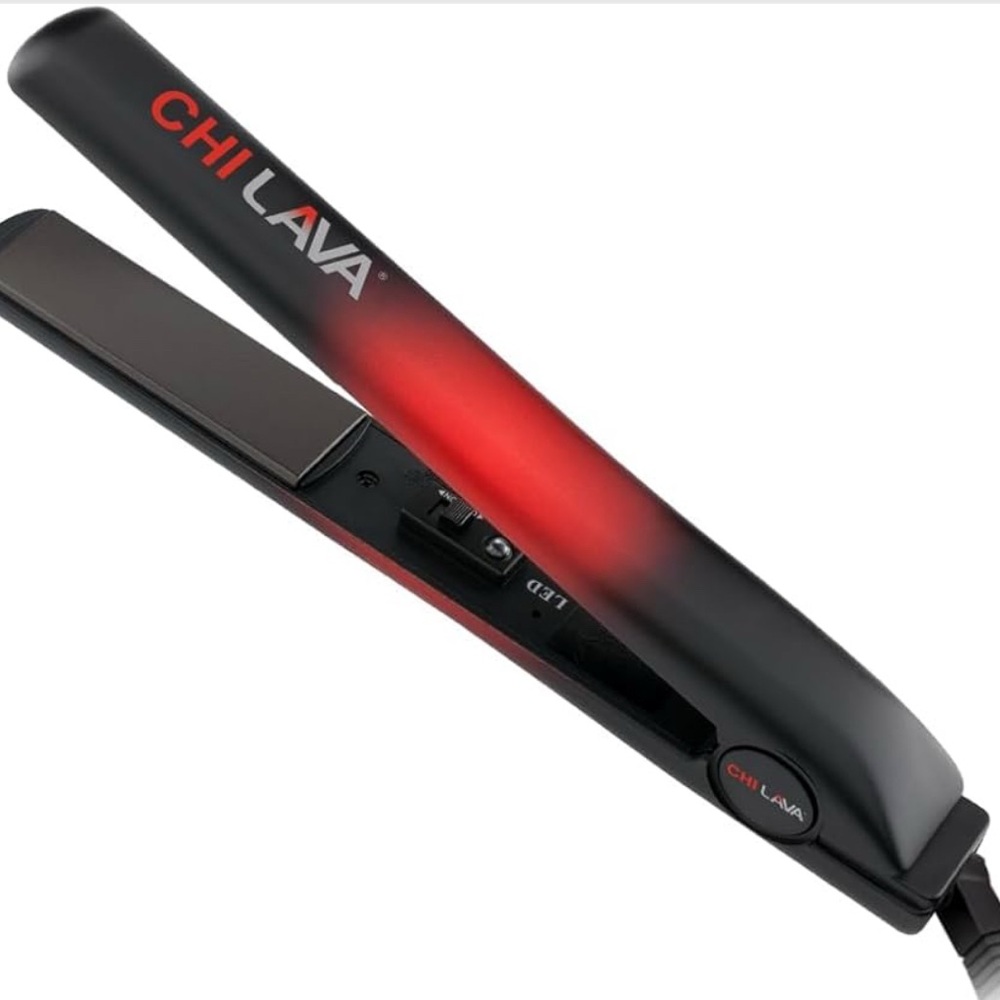 CHI Lava Red and Black Hair Straightener